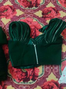 Emerald Green Lehenga Choli Set