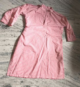 🌸Cute Pink n White Kurta