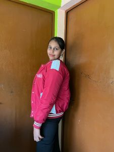 Red Varsity Style Jacket