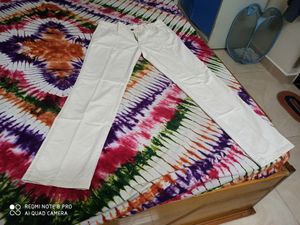 New D&#39;cot Jeans In Cream Colour, Never Used.