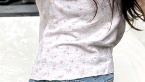 Trendy Grey Floral Printed Top – Stylish &amp; Comfort