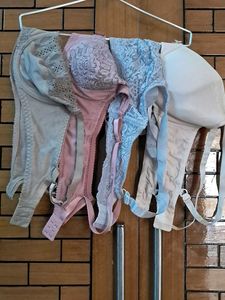 Combo Of Four Imported Fabric Bra
