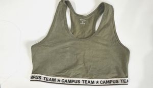 Kiabi Olive Green Sports Bra