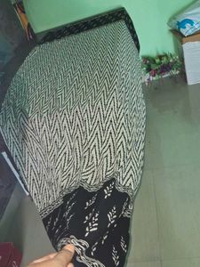 Black &amp; White Print Dress