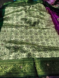 Silk Saree Totally New  With Blouse