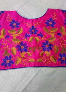 Pink Embroidered Blouse
