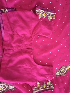Elegant Pink &amp; Purple Saree..