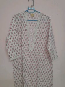 Floral Print Kurta