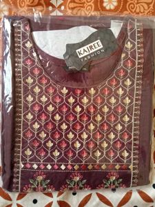 Kajree Fashion Maroon Kurti