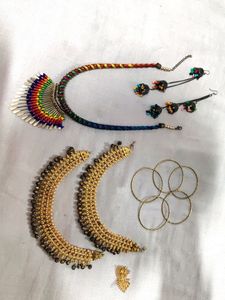 Jewellery Sets , Anklets , Two Pairs Of Earings