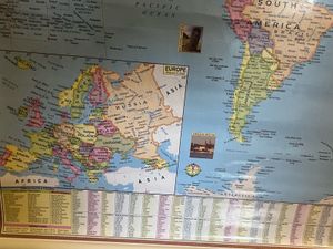 Brand New  World Map Poster