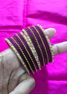 Velvet Finish Bangles