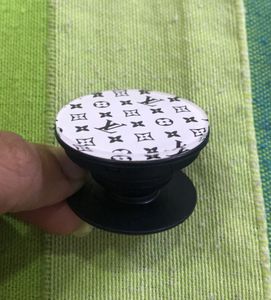 Pop socket White LV Brand Print