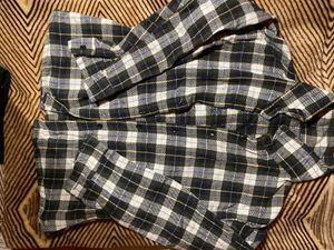 Chequered Green Crop Shirt