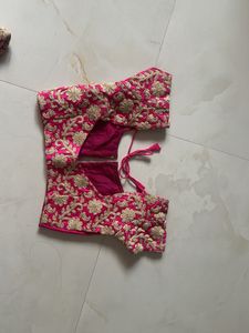 Pink Embroidered Lehenga Choli