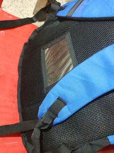Blue And Black Backpack