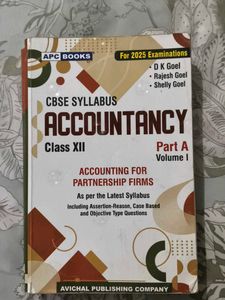 Accountancy Class XII - CBSE Syllabus