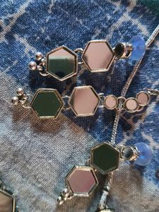 Mirror Necklace Set oxide