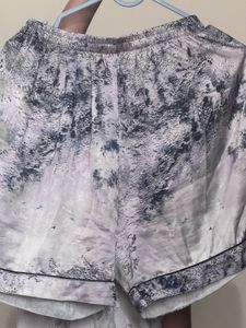 Silk Night Suit Shorts