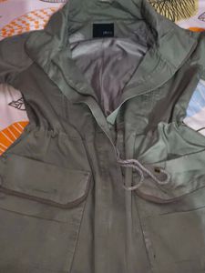 Olive Green Trench Coat