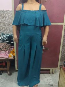 Stylish Teal Jumpsuit