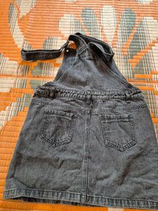 Black Denim Dress 👗