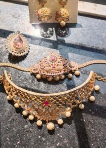 Elegant Gold-Tone Necklace Set