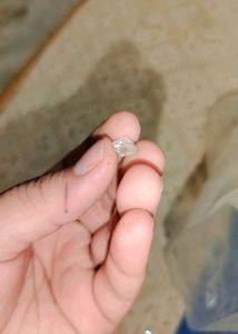 Transparent White Bicone Crystal 🔮