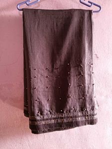 Grey Colour Saree