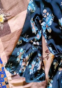 Floral Pleated Maxi Dress