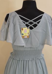 Flowy Light Blue Dress