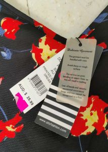 Black cold shoulder flary sleeve dress