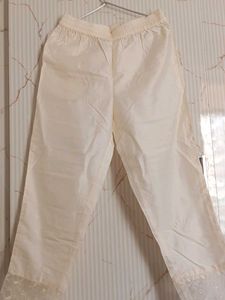 New White Wide Leg Pants
