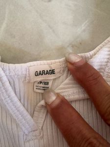 Ribbed V-Neck Tank Top