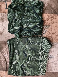 Snake Print Night Suit