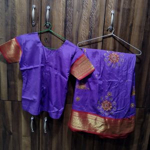 Traditional Silk lehenga😍 (Pattu pavadai)