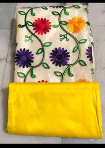 Embroidered Fabric Set