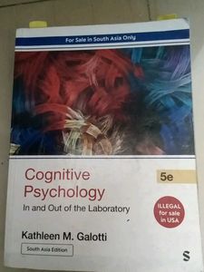 Cognitive Psychology,Galotti, 5e
