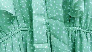 Mint Green Polka Dot Dress