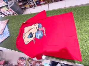 Red Graphic Print T-Shirt