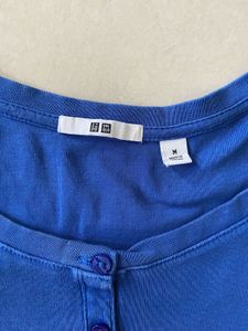 UNIQLO Blue Long Sleeve Top/ T-shirt