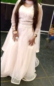 peach colour crop top lehenga net fabric