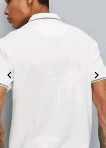 Roadster White Casual Polo T Shirt