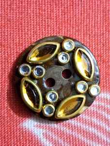 Embellished Decorative Button Pack Of 10