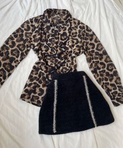 y2k frill shirt