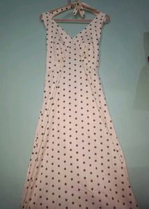 Polka Dot Maxi Dress