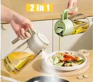 🫙 Unique Glass Oil Stopper &amp; Pourer