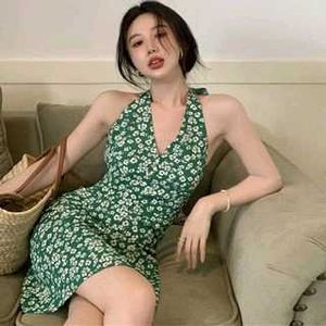 Floral Halter Sundress