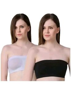Black And White Bandeau Combo