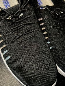 Stylish Black Woven Sneakers 👟